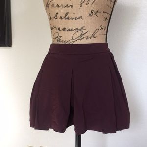 Lululemon Burgundy Skort size 4